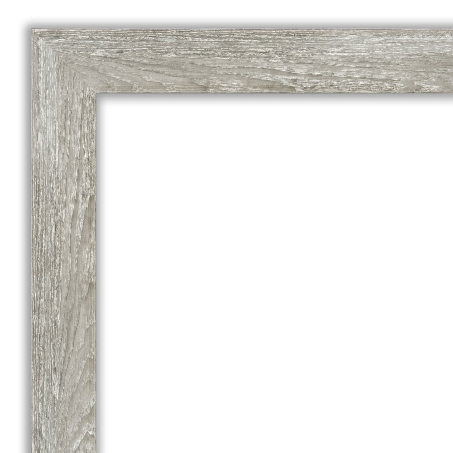 Beveled Bathroom Wall Mirror - Dove Greywash Frame