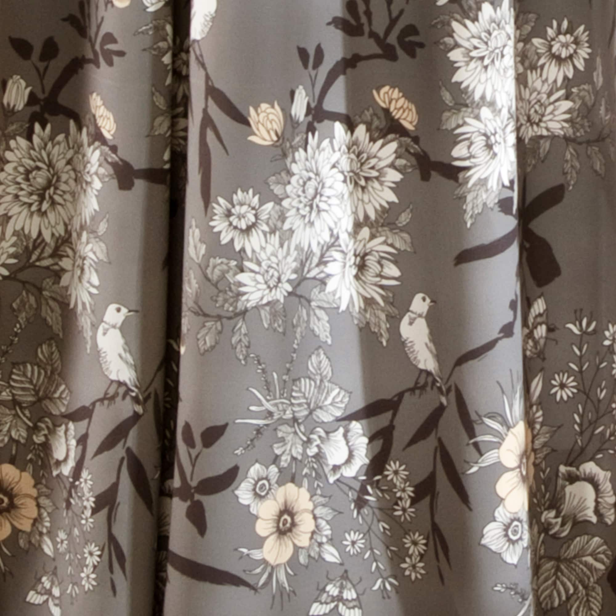 The Gray Barn Dogwood Floral Curtain Panel Pair