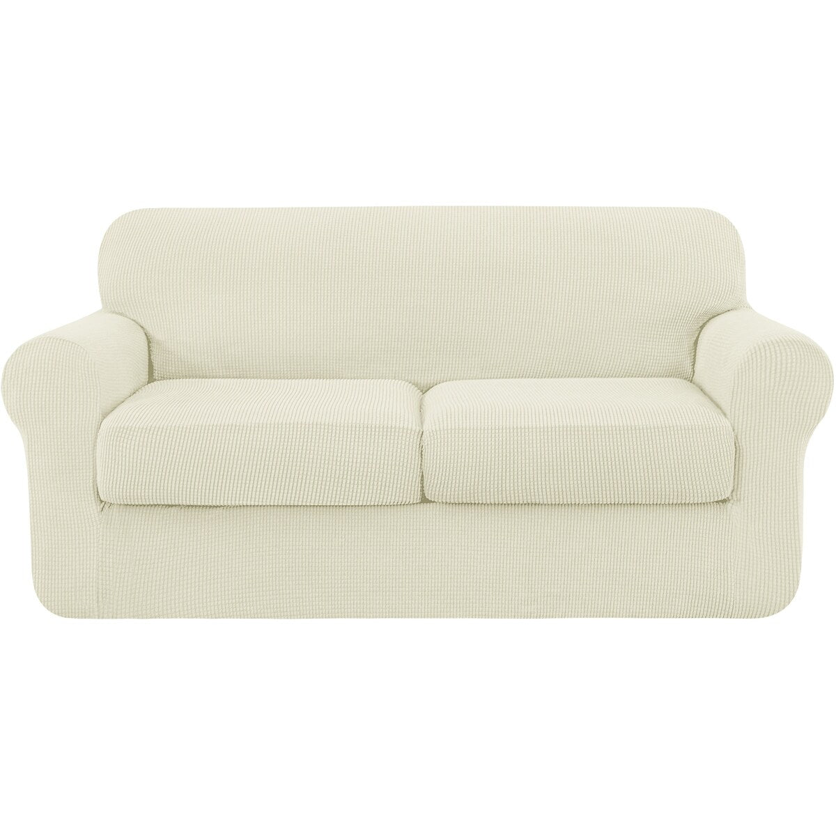 Subrtex Stretch Loveseat Slipcover Cover with 2 Separate Cushion Cover