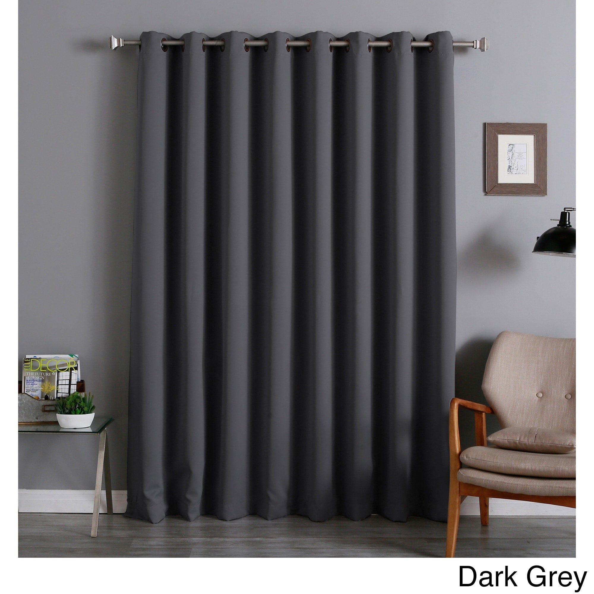 Aurora Home Extra-wide 100x84-inch Thermal Blackout Curtain Panel. - 100 x 84