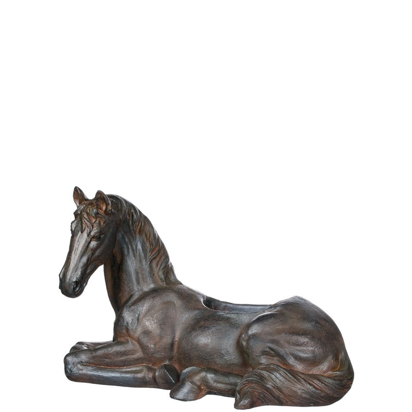 Sullivans Horse Vase 16H Bronze - 24L x 14W x 16H