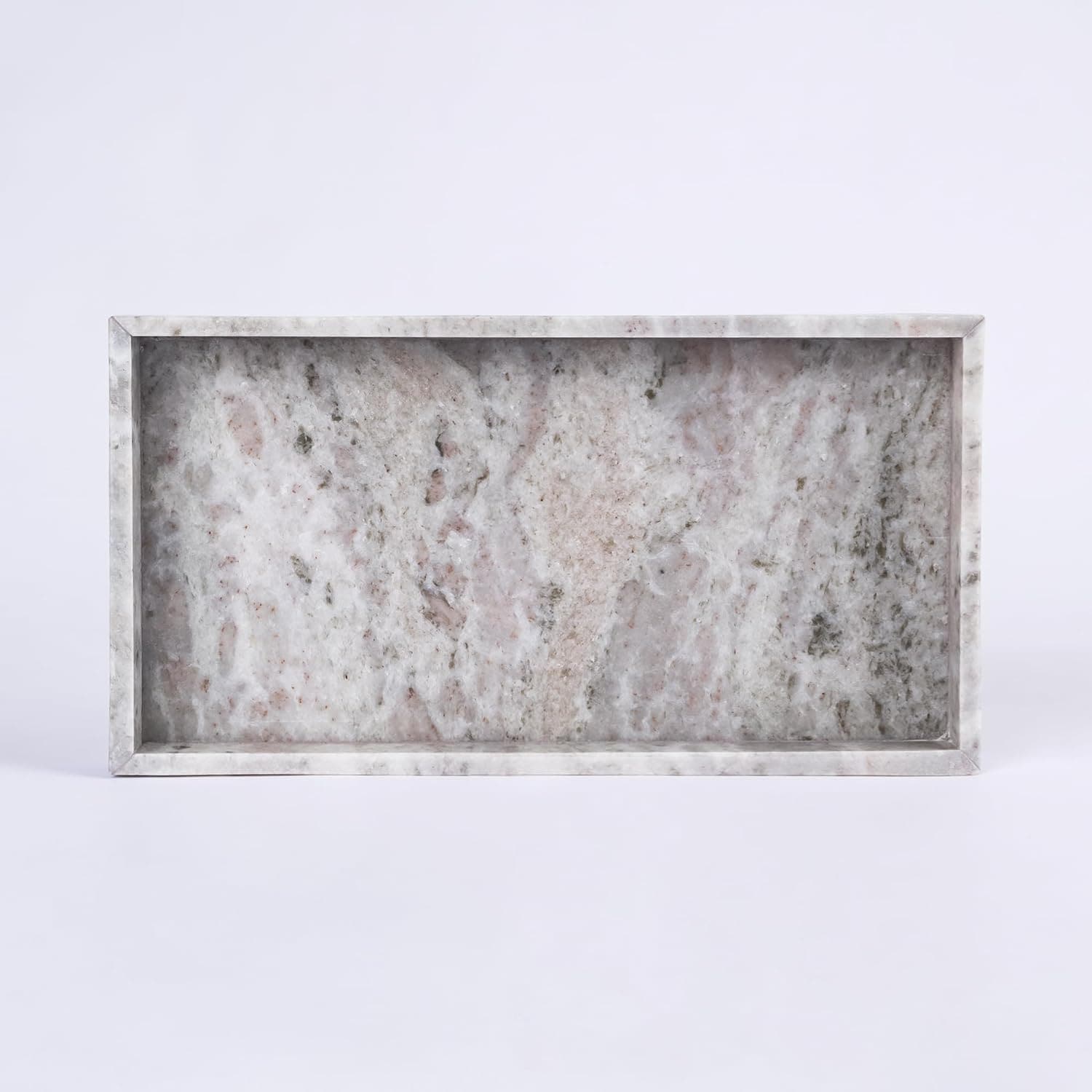 Aurora Home Marble Rectangle Tray