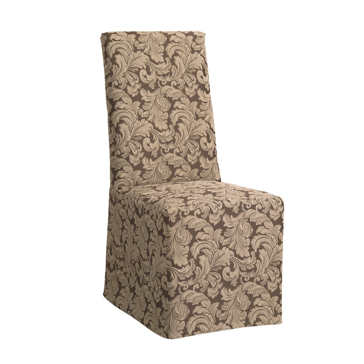 SureFit Scroll Long Dining Chair Slipcover