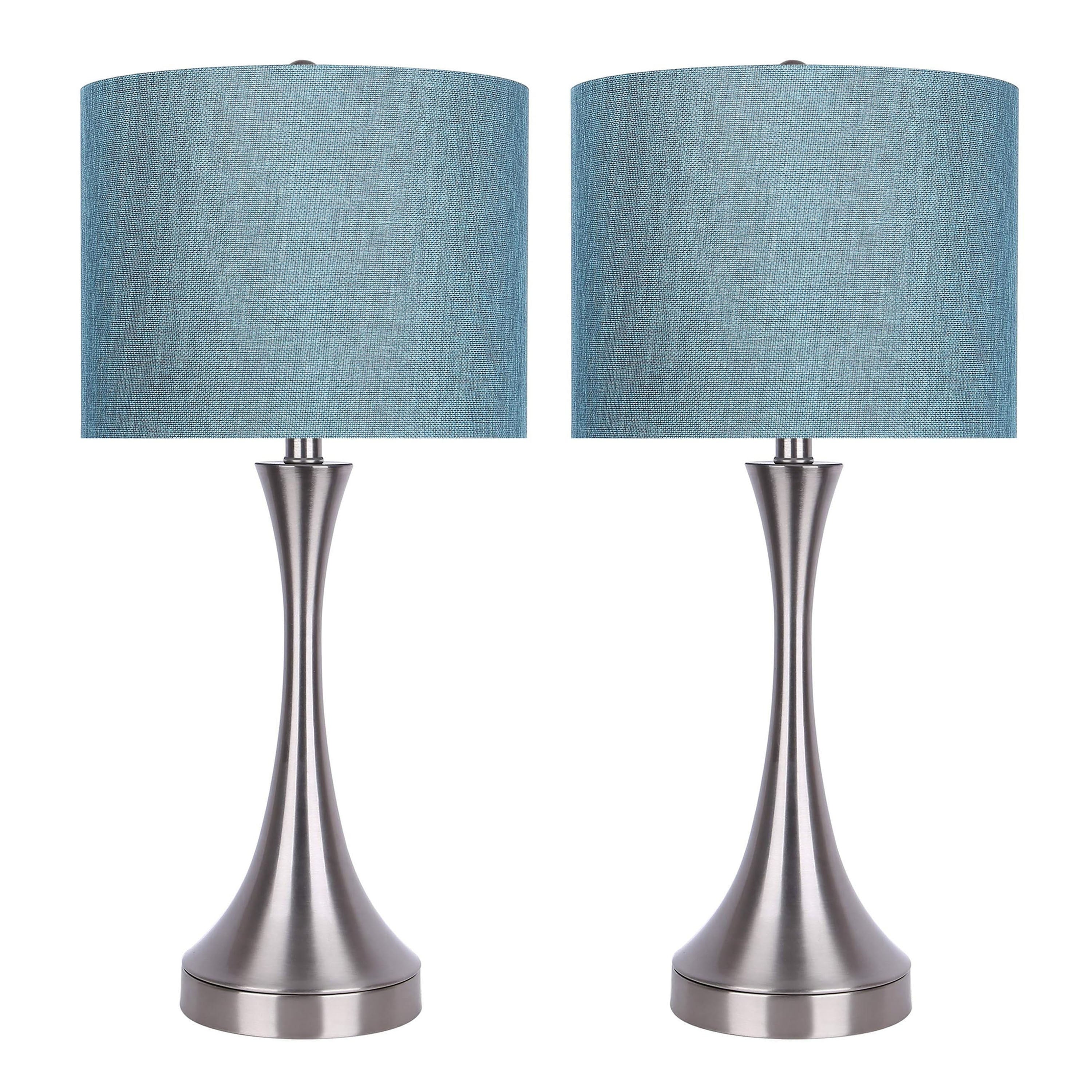 Porch & Den Bakkom 25  Metal Table Lamp with USB Port (Set of 2)