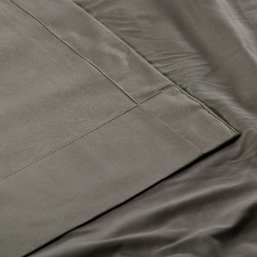 Exclusive Fabrics Solid Cotton Pleated Curtain (1 Panel)