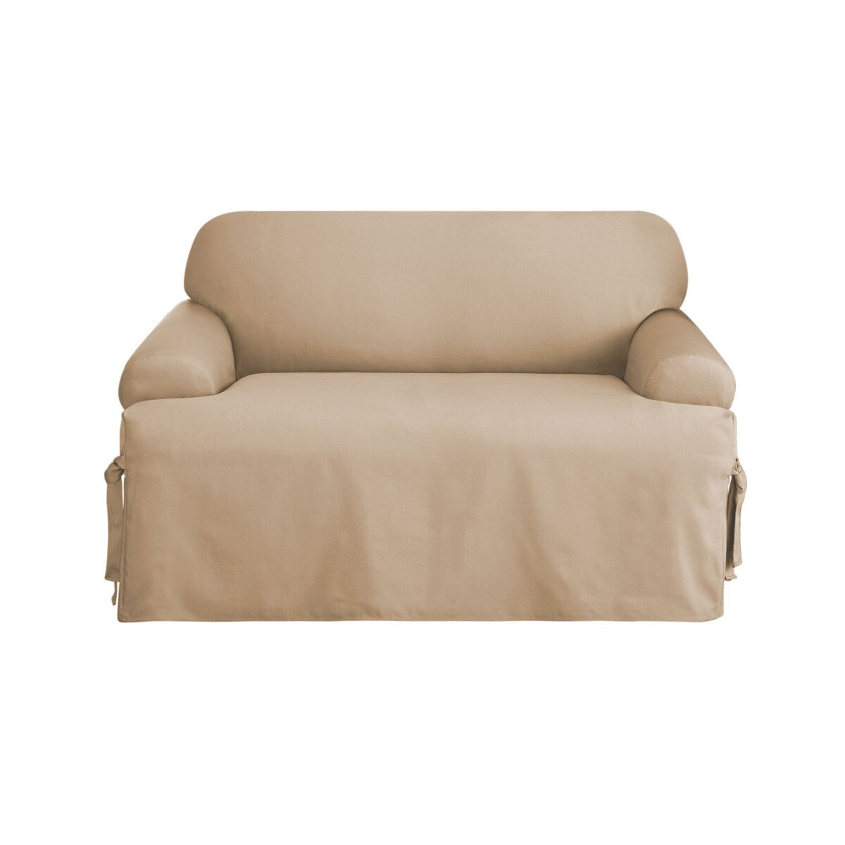 SureFit Duck 1 Piece T Cushion Loveseat Slipcover