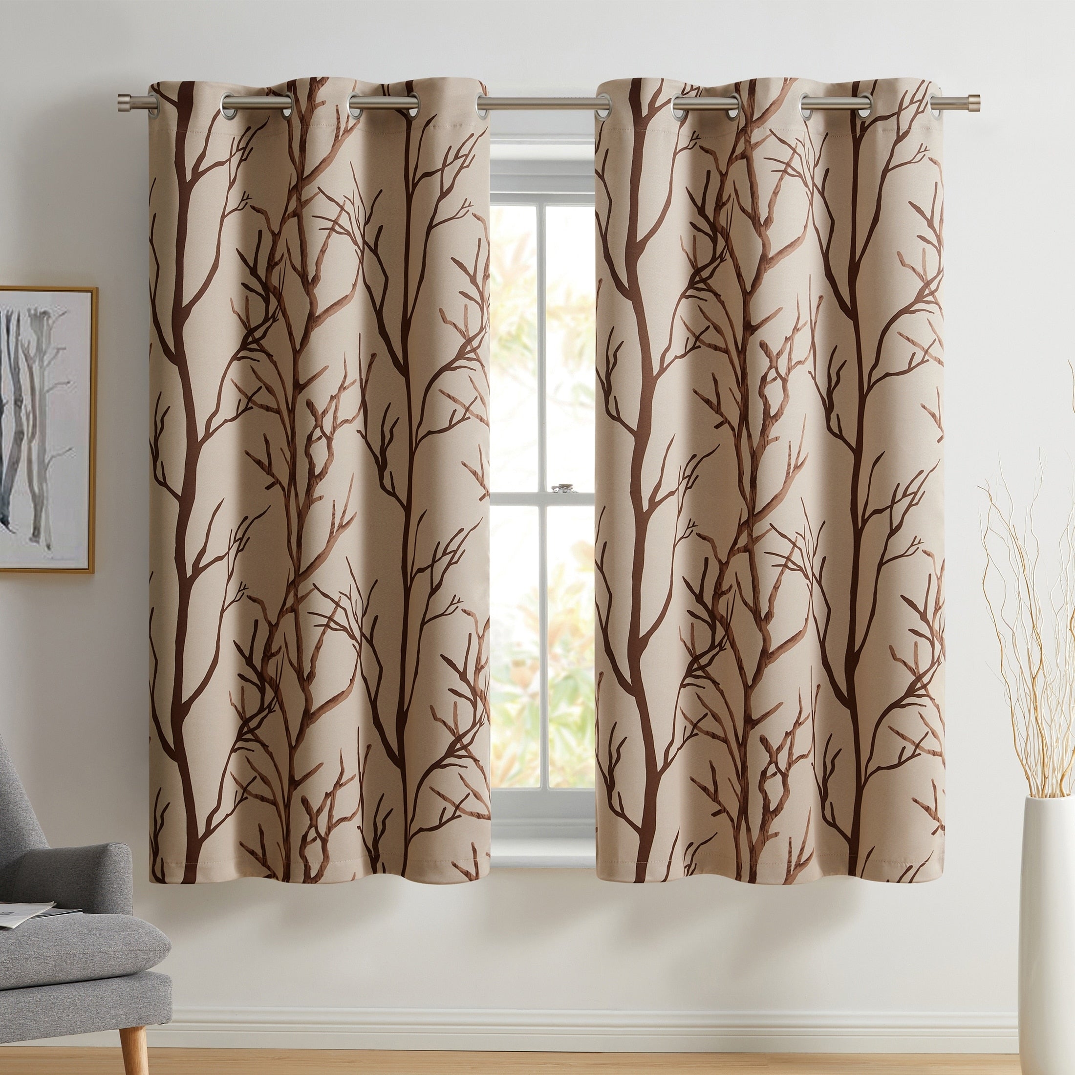 VCNY Home Kingdom Branch Blackout Curtain Panel