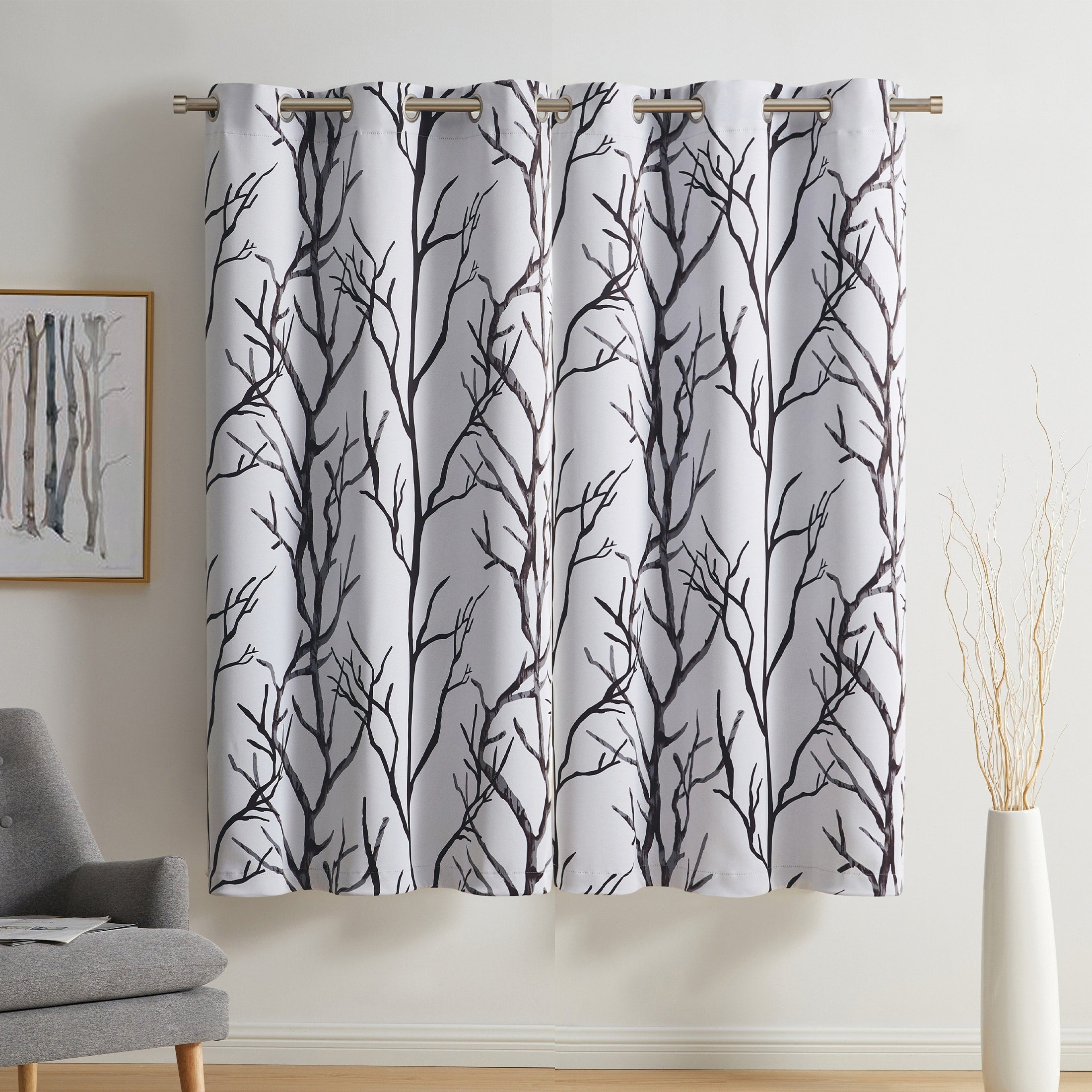 VCNY Home Kingdom Branch Blackout Curtain Panel