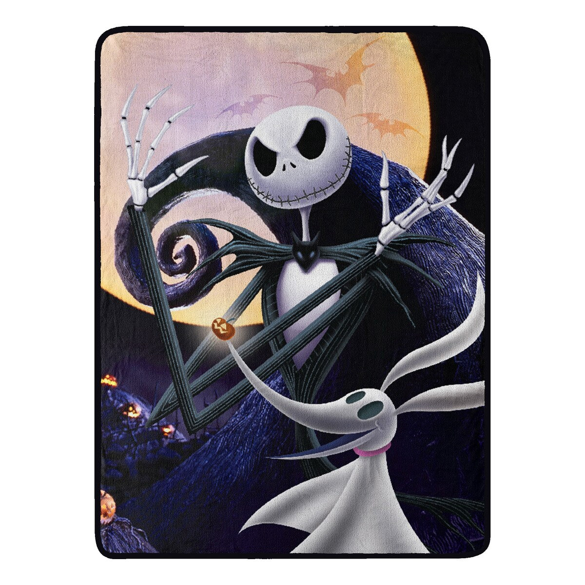 Nightmare Before Christmas Full Moon Madness Micro Raschel Throw