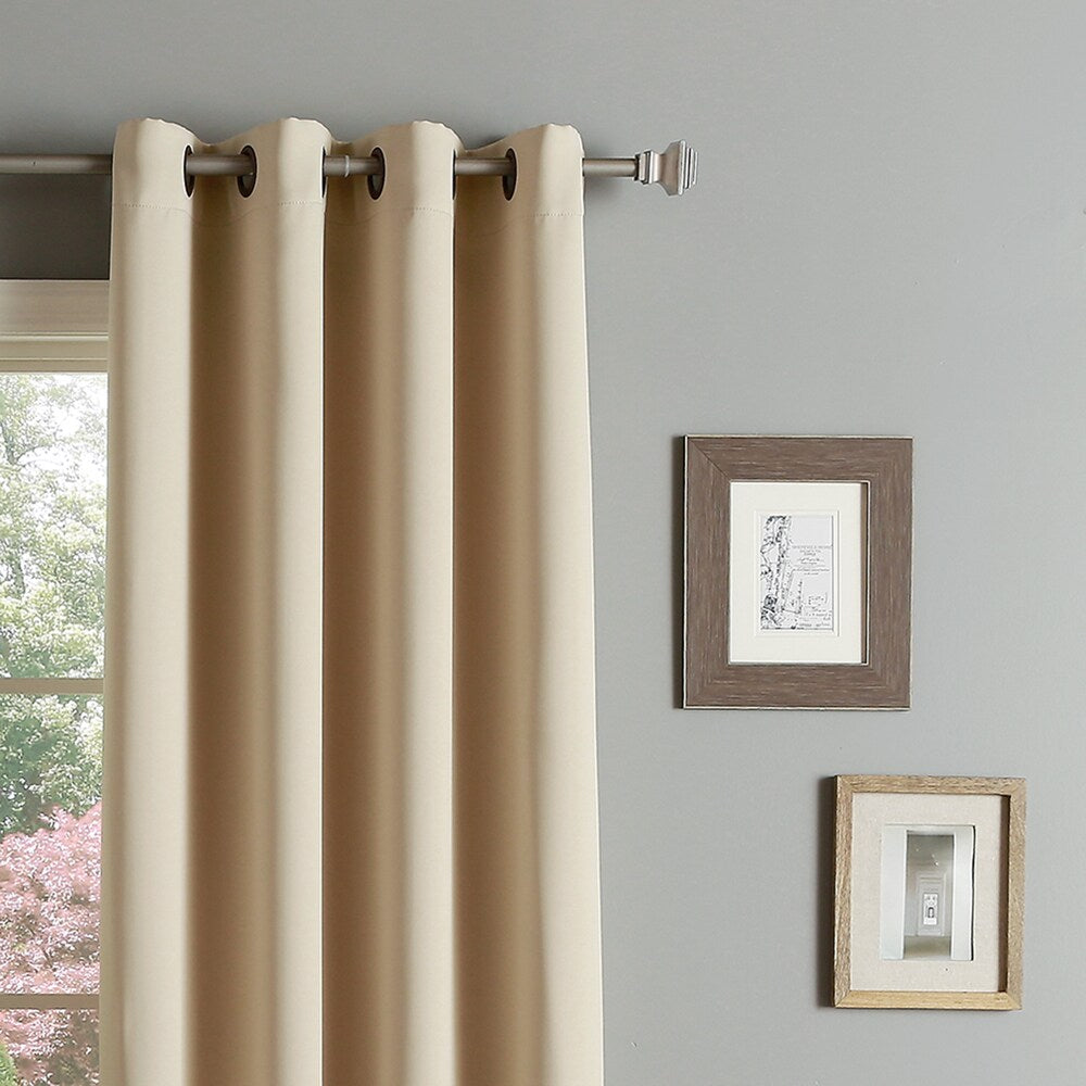 Aurora Home Grommet Top Thermal Insulated 96-inch Blackout Curtain Panel Pair - 52 x 96 - 52 x 96