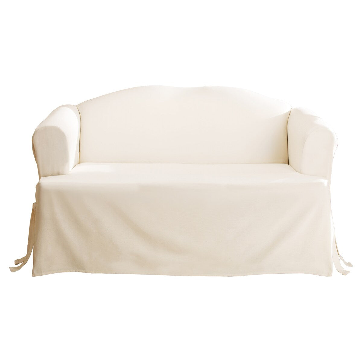 SureFit Duck 1 Piece T Cushion Loveseat Slipcover