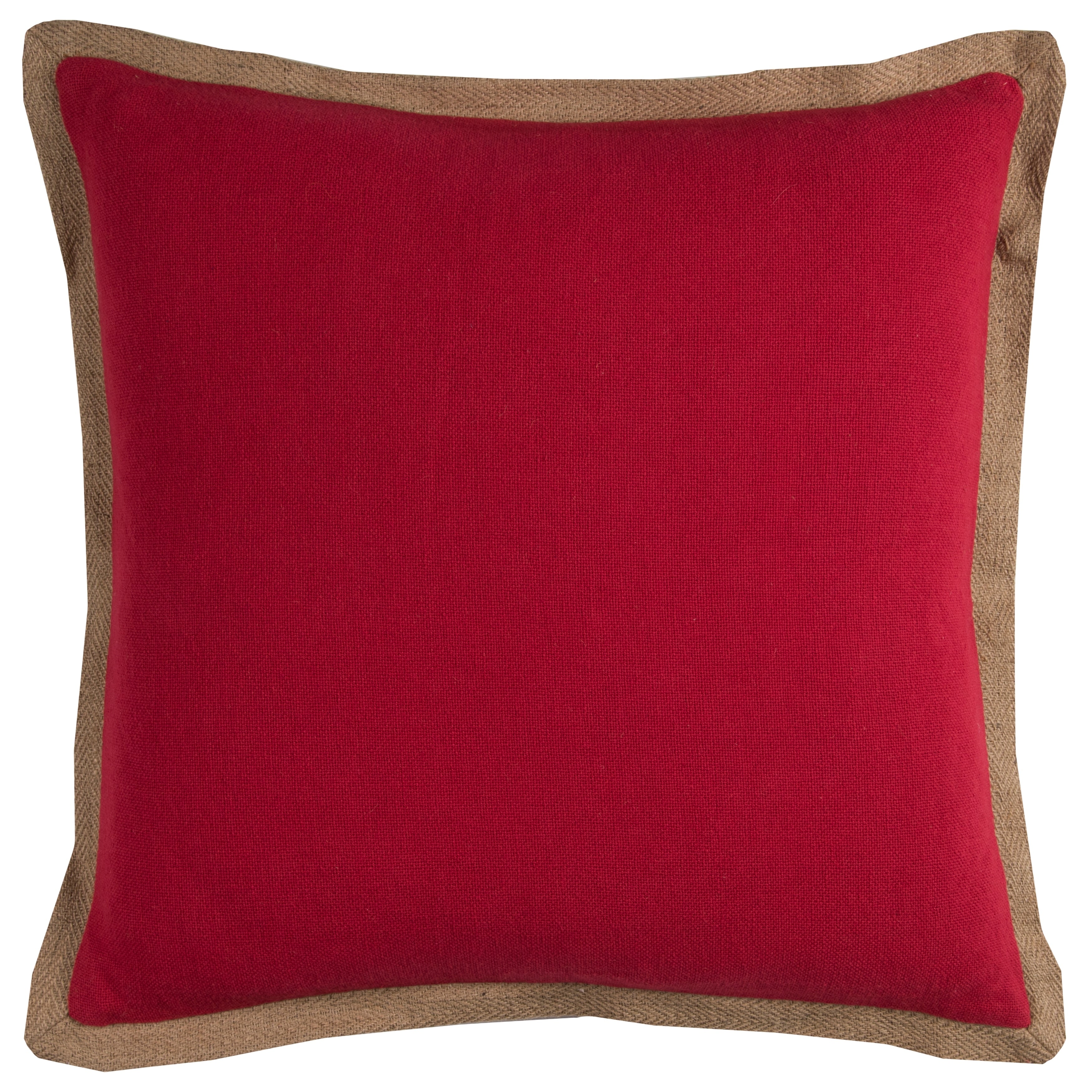 Rizzy Home Solid Flanged Throw Pillow