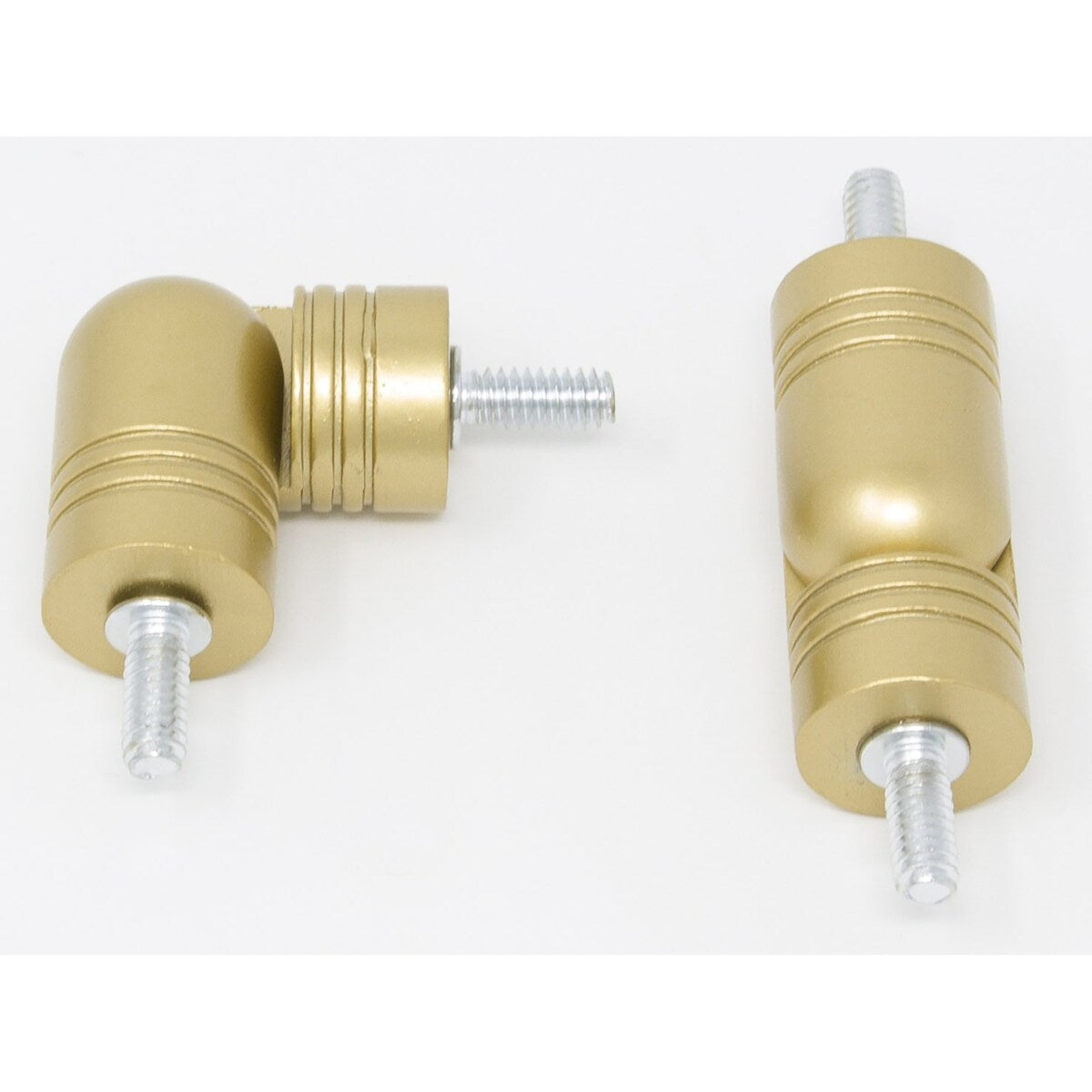 MERIVILLE Hinged Elbow Connector - Designed for Bay Window Curtain Rods or Corner Drapery Rods up to 1-inch Diameter