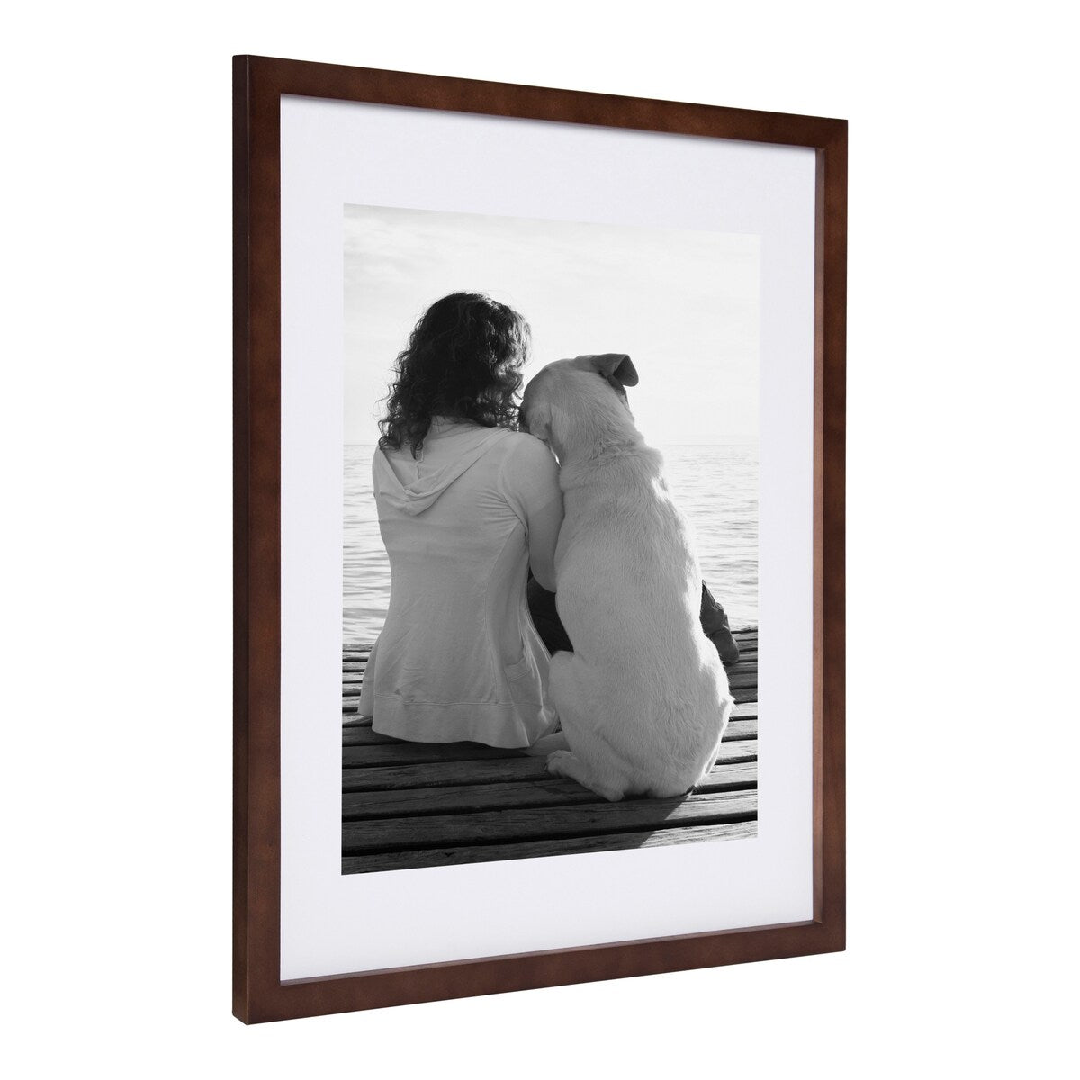 DesignOvation Gallery Wood Wall Picture Frame, Set of 2