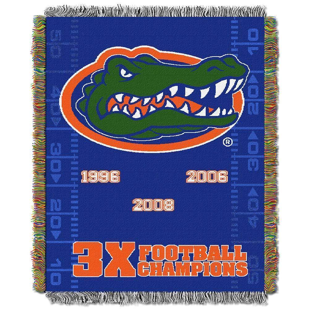 NCAA SEC Conference Woven Tapestry Throw Blanket