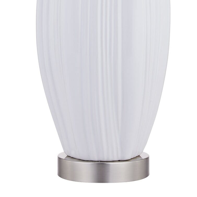 31 Standard White Porcelain Table Lamp Set (Set Of 2) (Set of 2)