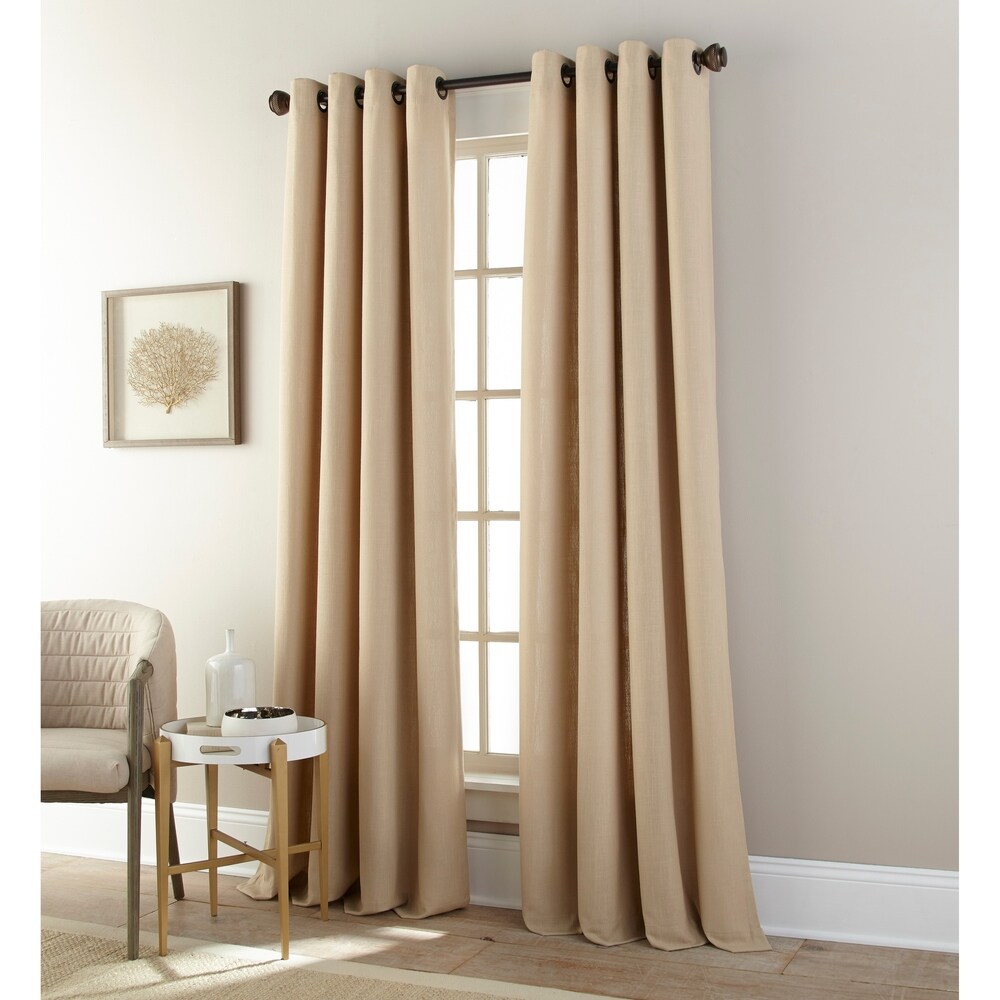 Grand Avenue Carey Grommet Single Curtain Panel