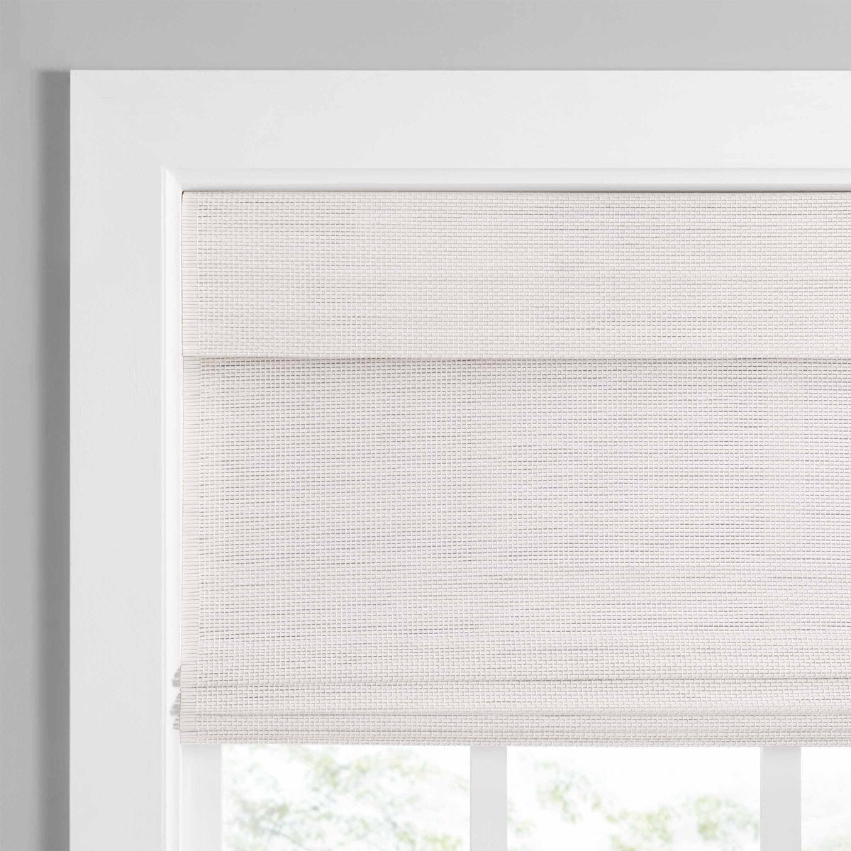 Eclipse Bamboo Cordless Light Filtering Privacy Roman Shade