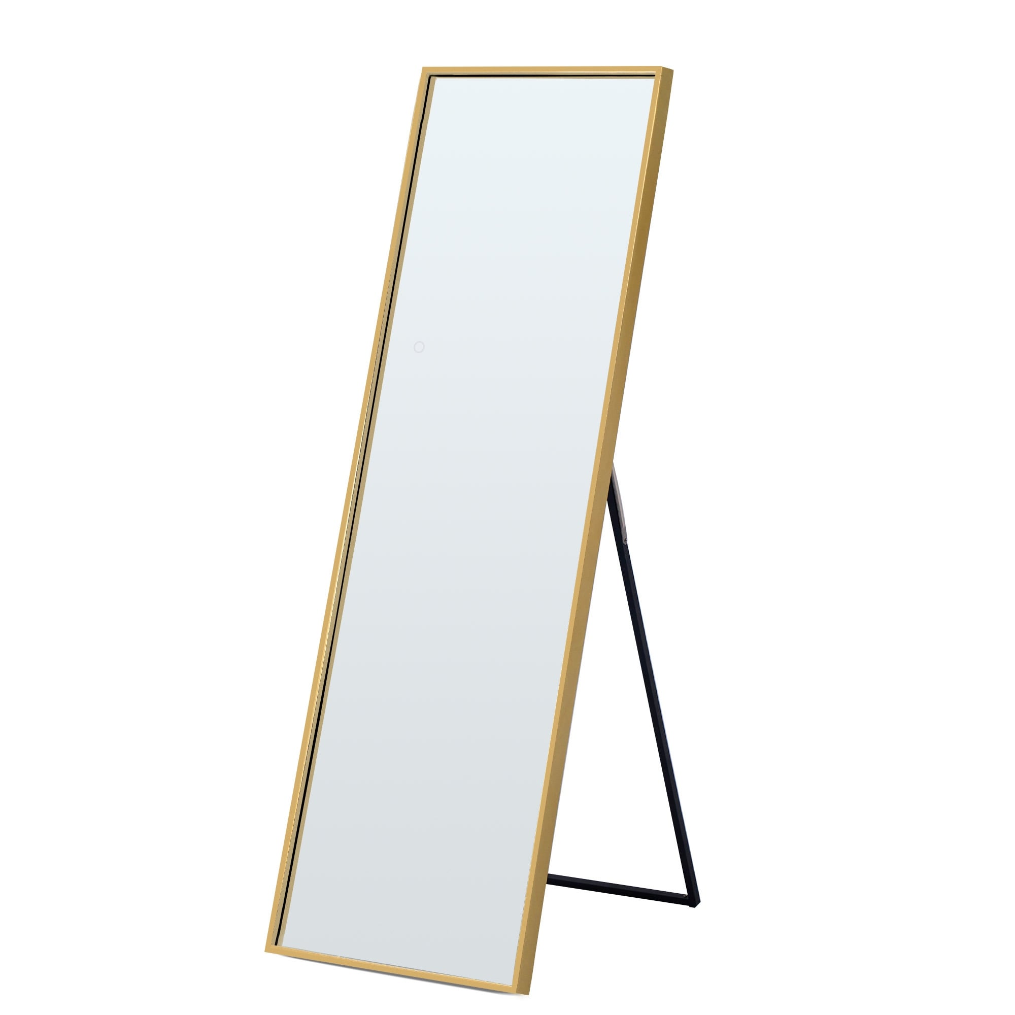 Rectangle Metal Floor Mirror - N/A