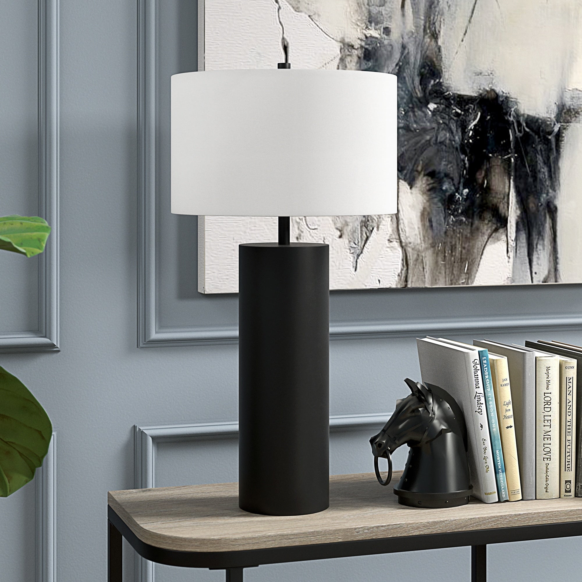 York 29.5 Tall Table Lamp with Fabric Shade