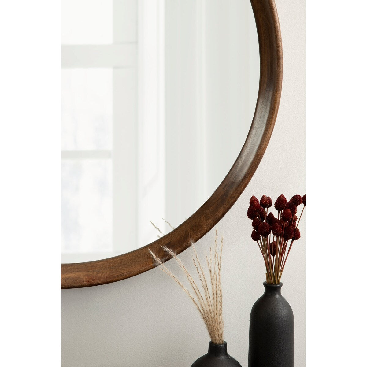 Kate and Laurel Prema Wood Framed Mirror