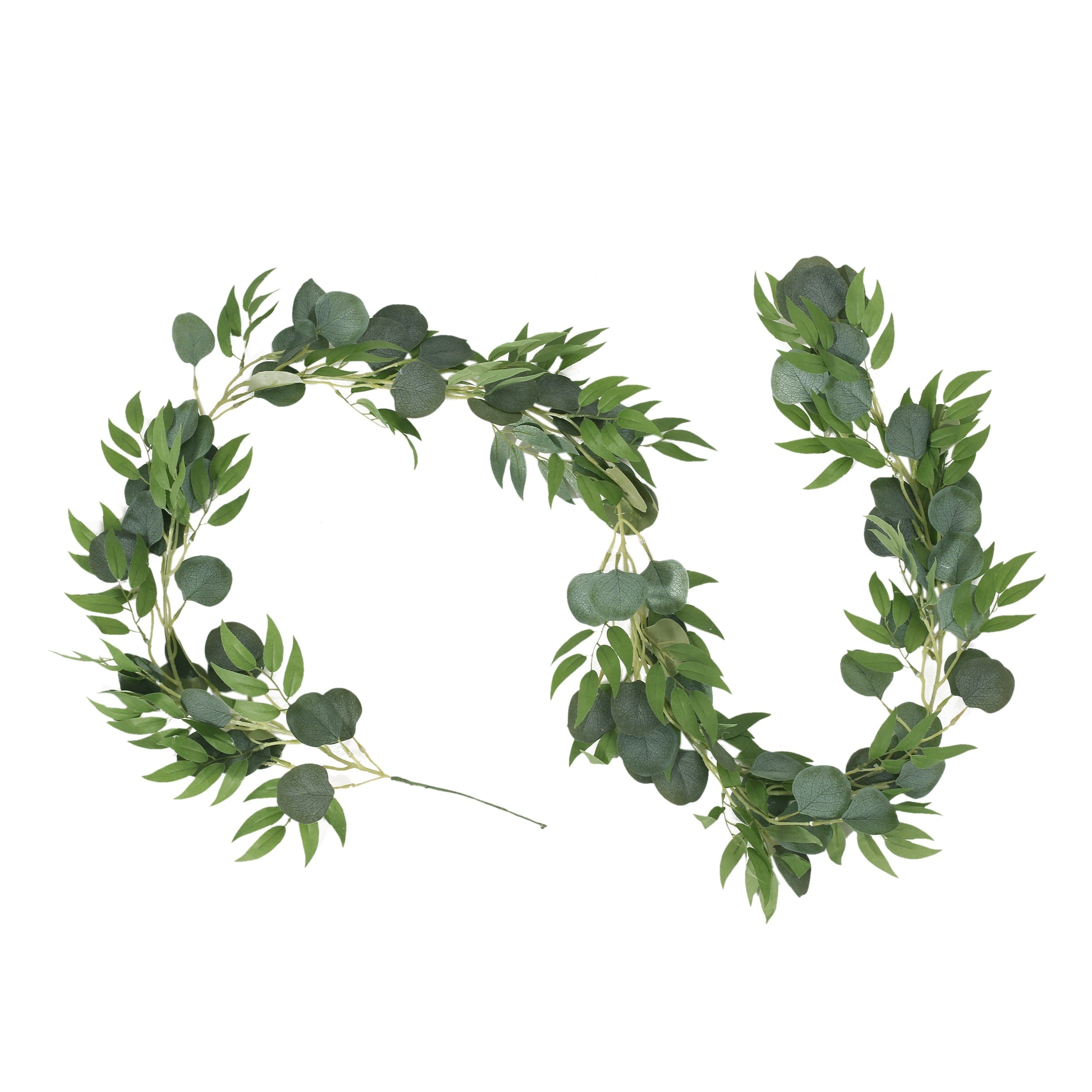 Torelli 6.5' Eucalyptus Vine Artificial Silk Garland by Christopher Knight Home - Green