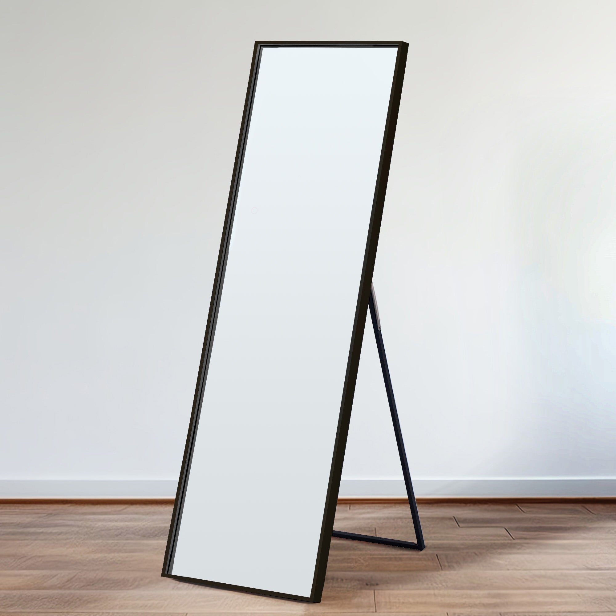 Rectangle Metal Floor Mirror - N/A