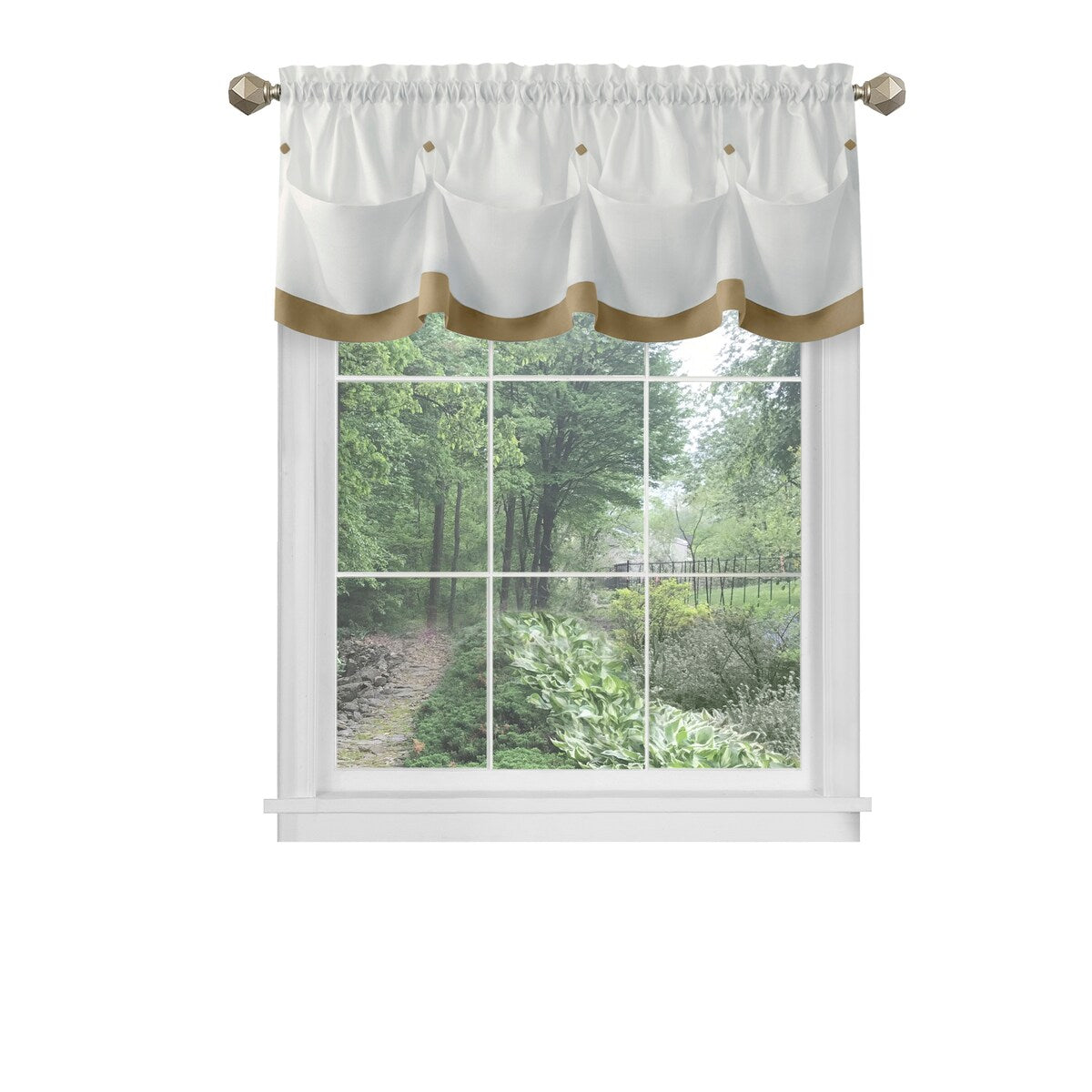 Lana Window Curtain Valance 58x14