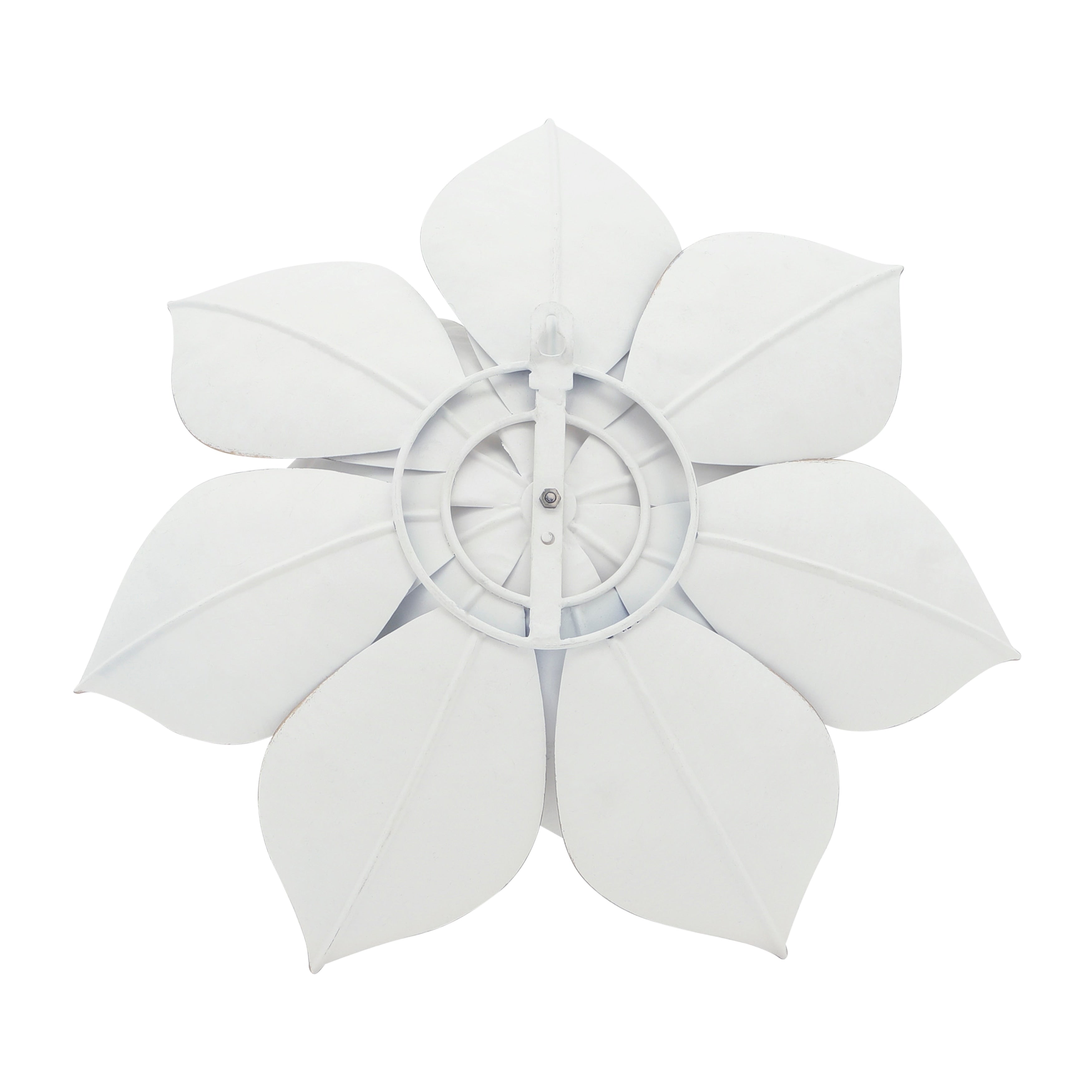 Sagebrook Home Contemporary Metal Wall Lotus Flower Sculpture