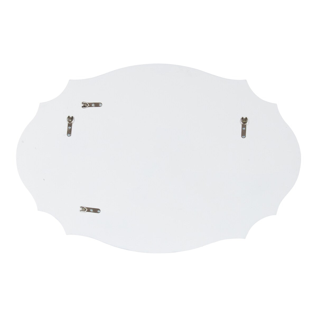 Kate and Laurel Leanna Scalloped Oval Wall Mirror