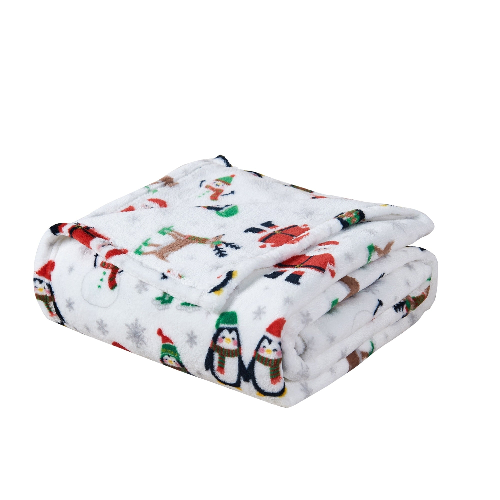 Christmas Flannel Fleece Throw Blanket 50x60