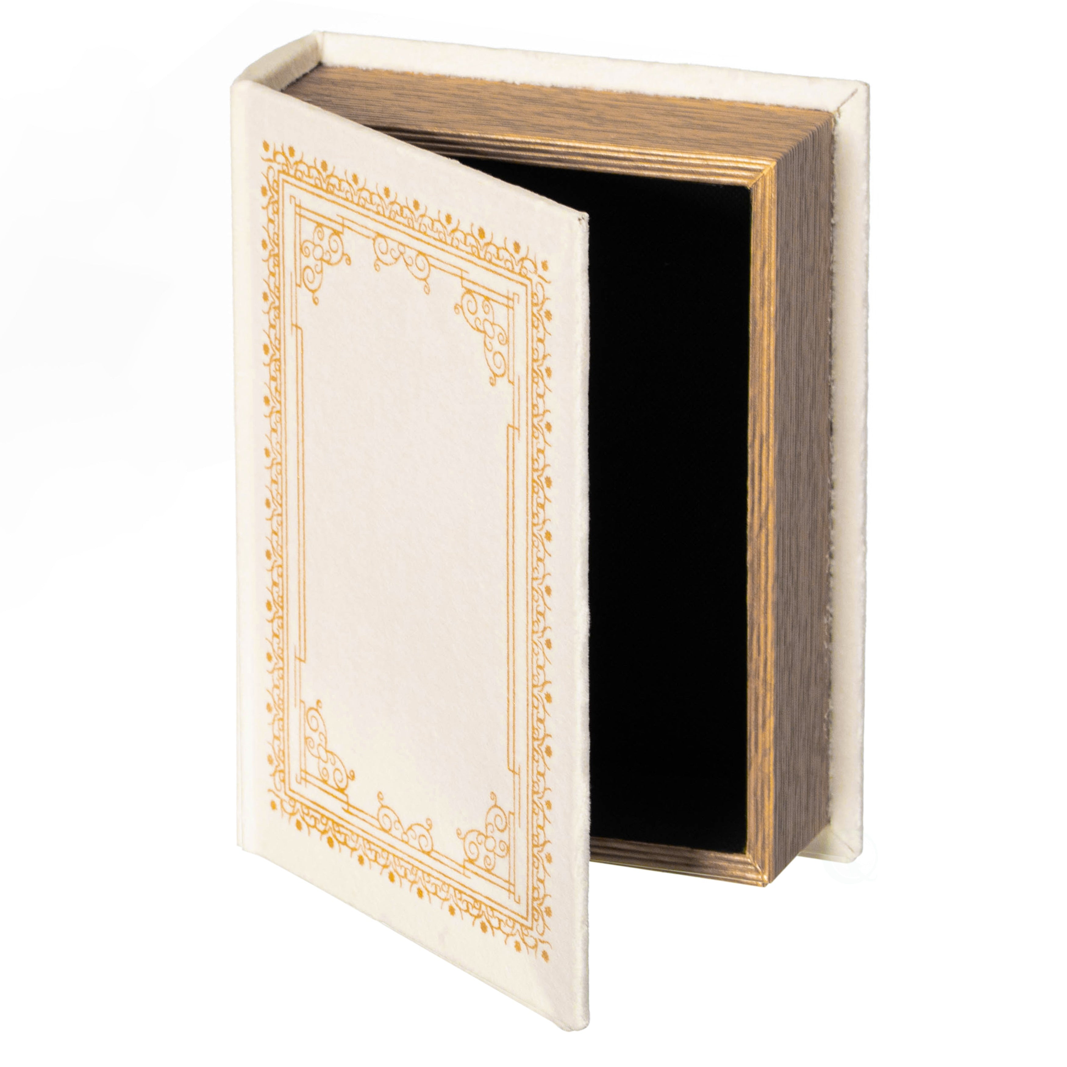 Decorative Vintage Book Shaped Trinket Storage Box