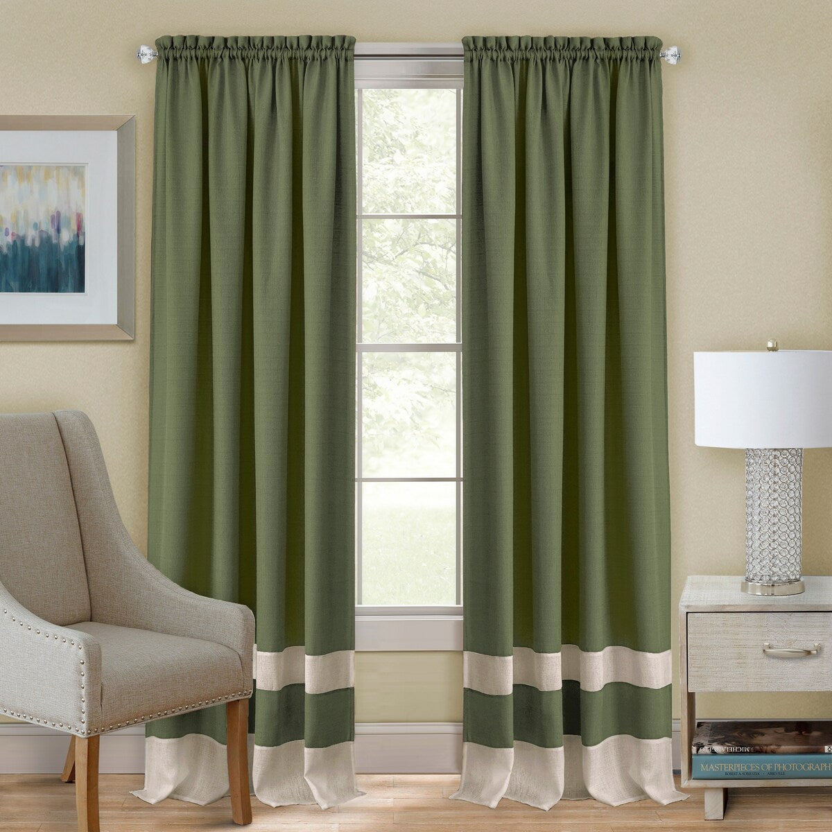 Darcy Rod Pocket Window Curtain Panel