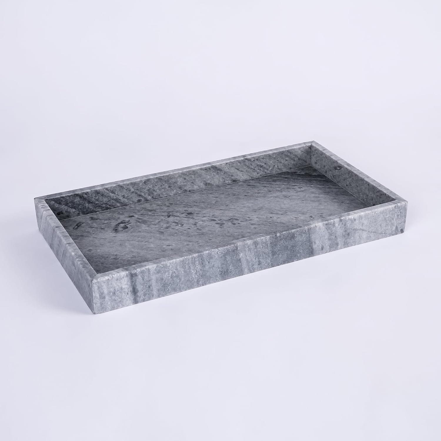 Aurora Home Marble Rectangle Tray