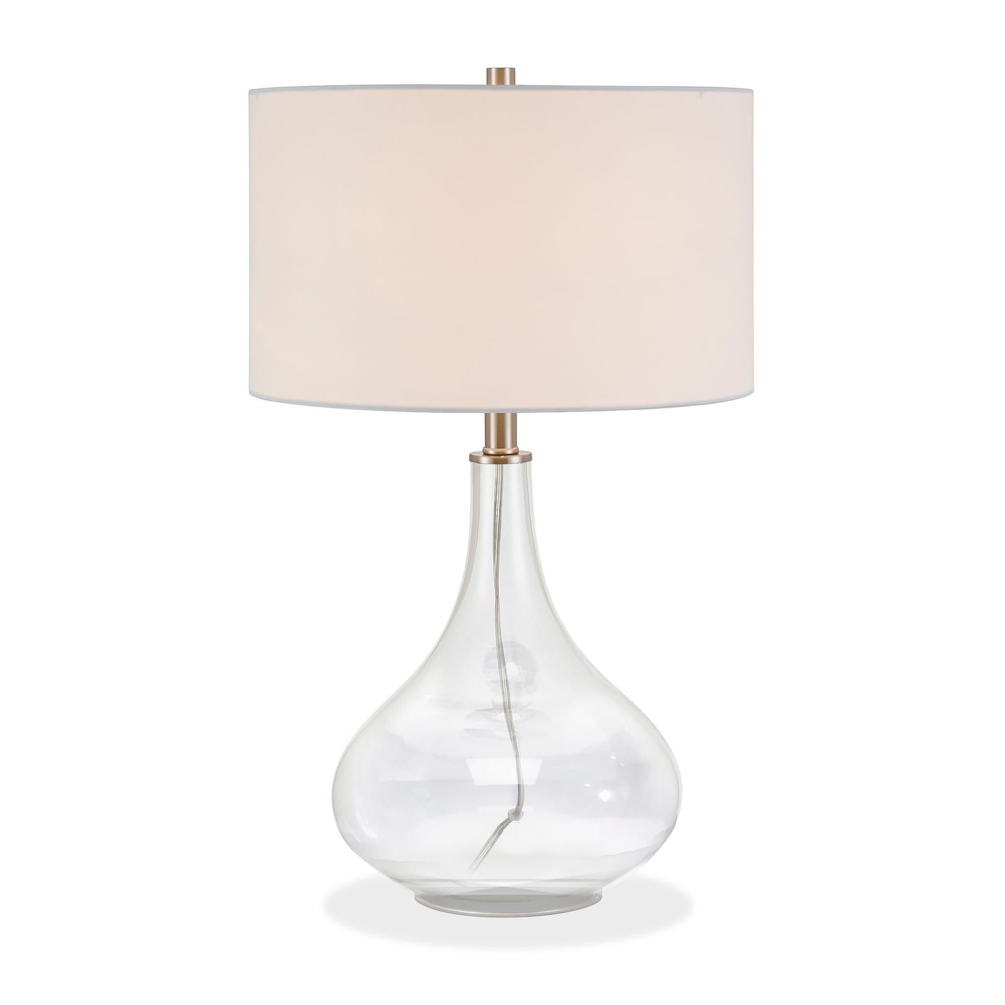 Carson Carrington Sagmyra Clear Glass Table Lamp