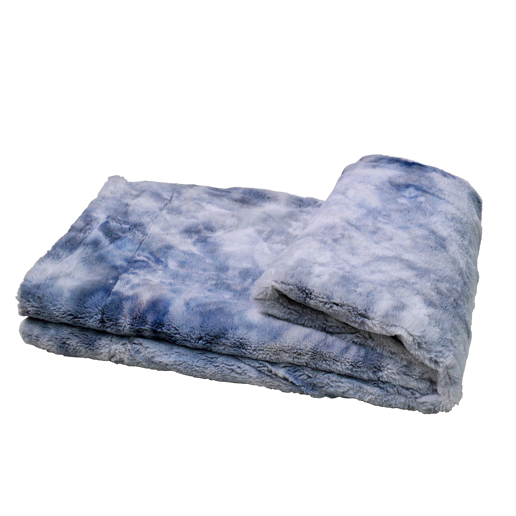 Tie Dyed Double Sided Fauxfur Throw