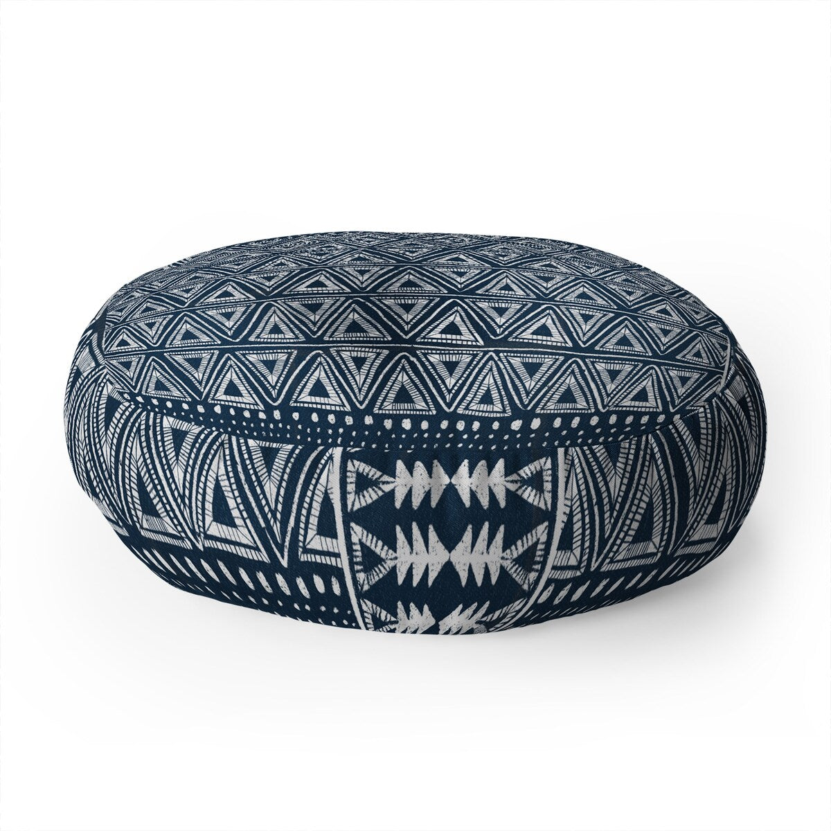 Deny Designs Blue Tribal Floor Pillow (Round or Square)