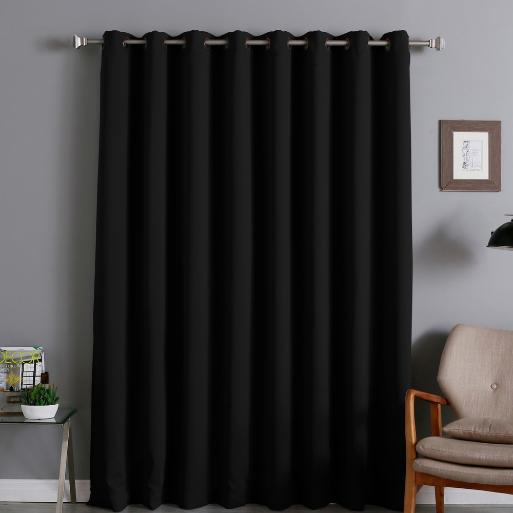 Aurora Home Extra Wide Thermal 96-inch Blackout Curtain Panel - 100 x 96 - 100 x 96