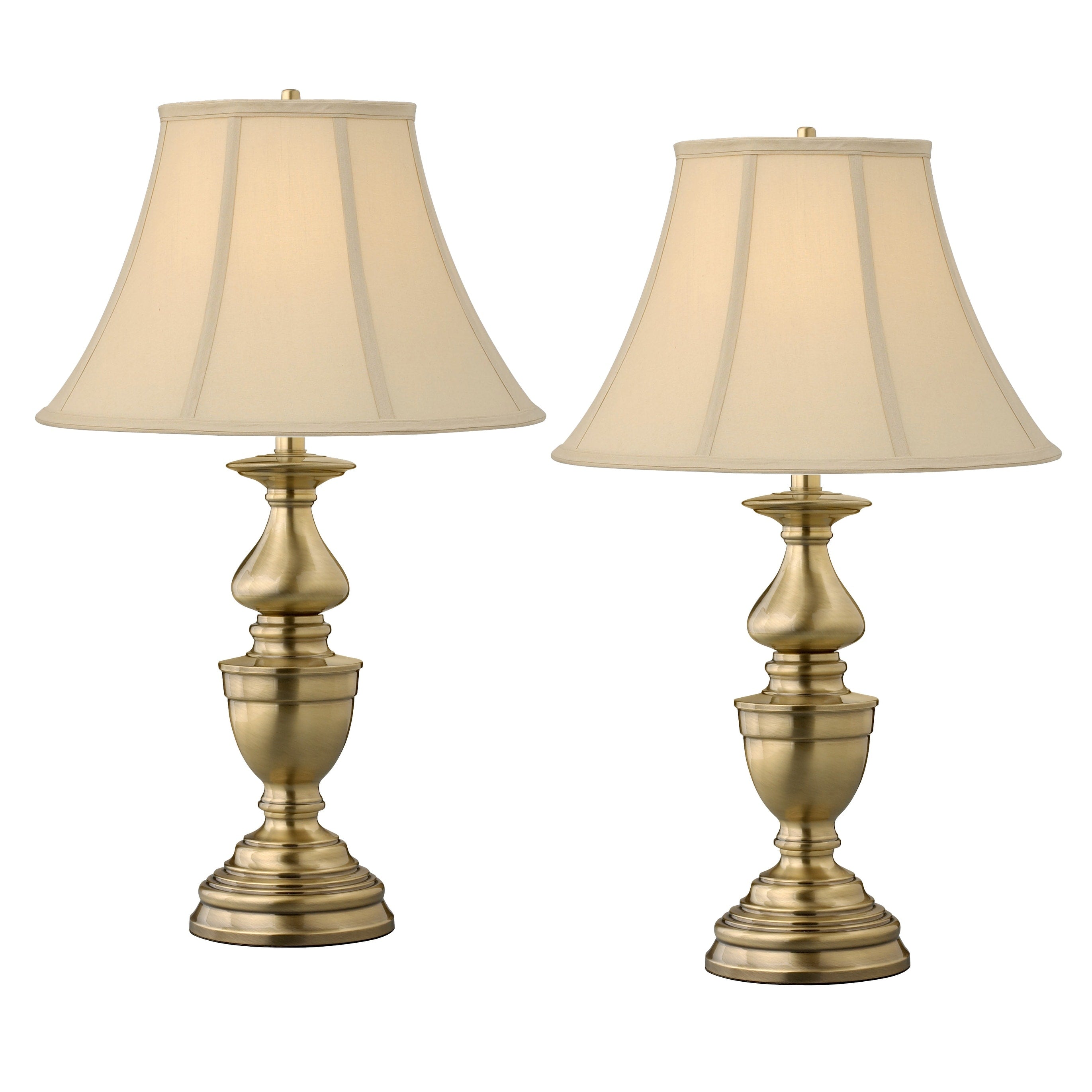 Balustrade 30 inch Satin Antique Brass Table Lamp