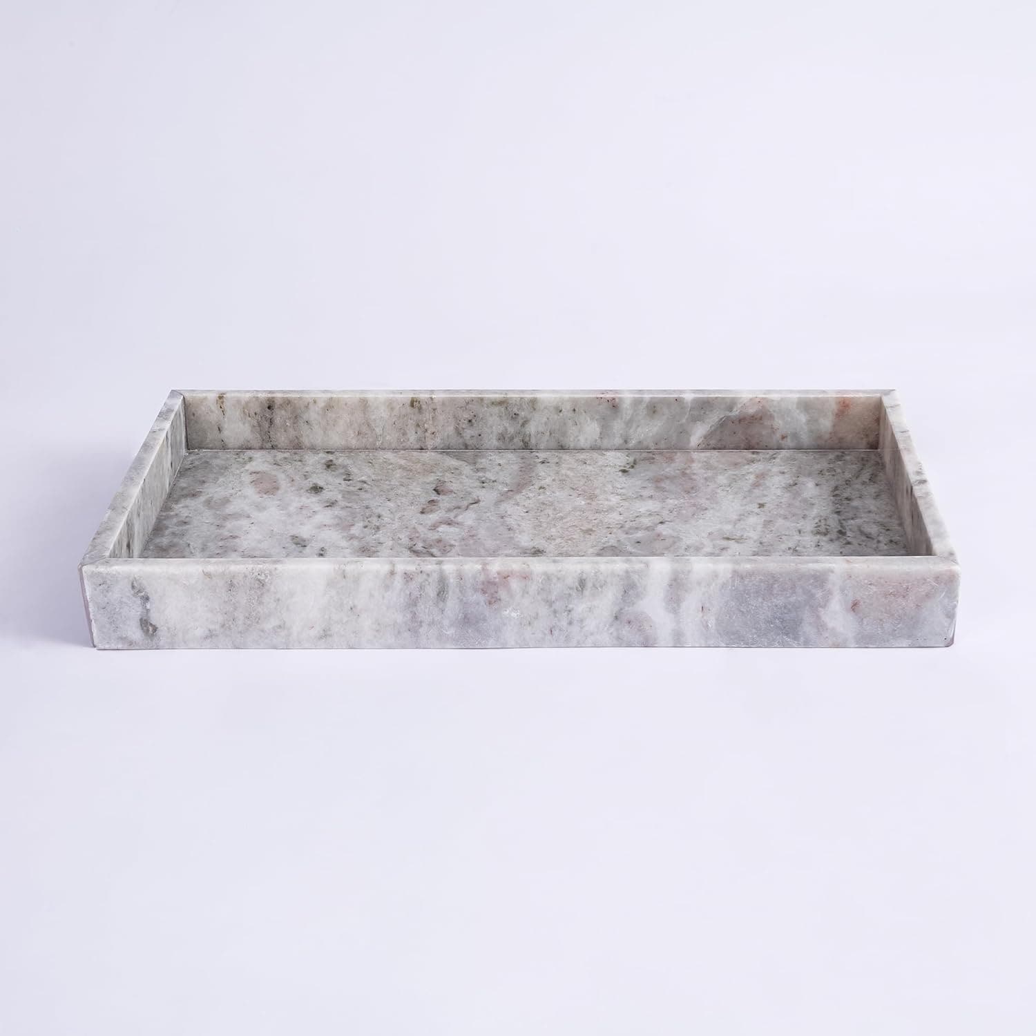 Aurora Home Marble Rectangle Tray