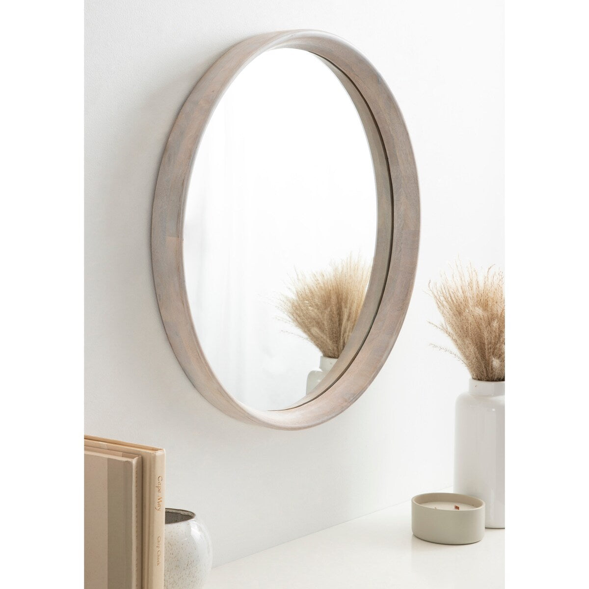 Kate and Laurel Prema Wood Framed Mirror