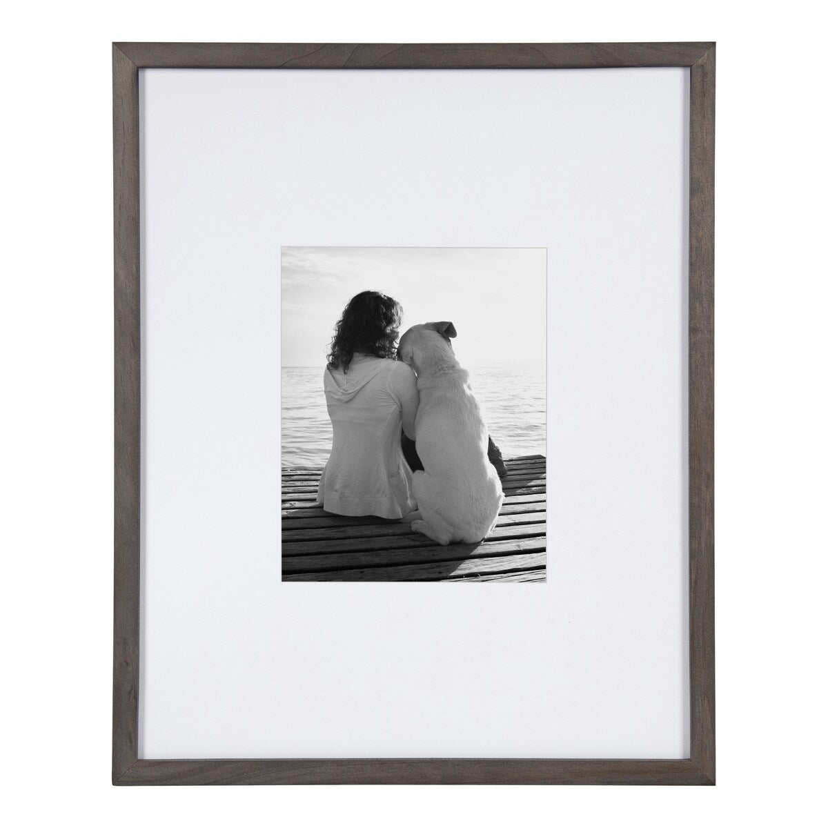 DesignOvation Gallery Wood Wall Picture Frame, Set of 2