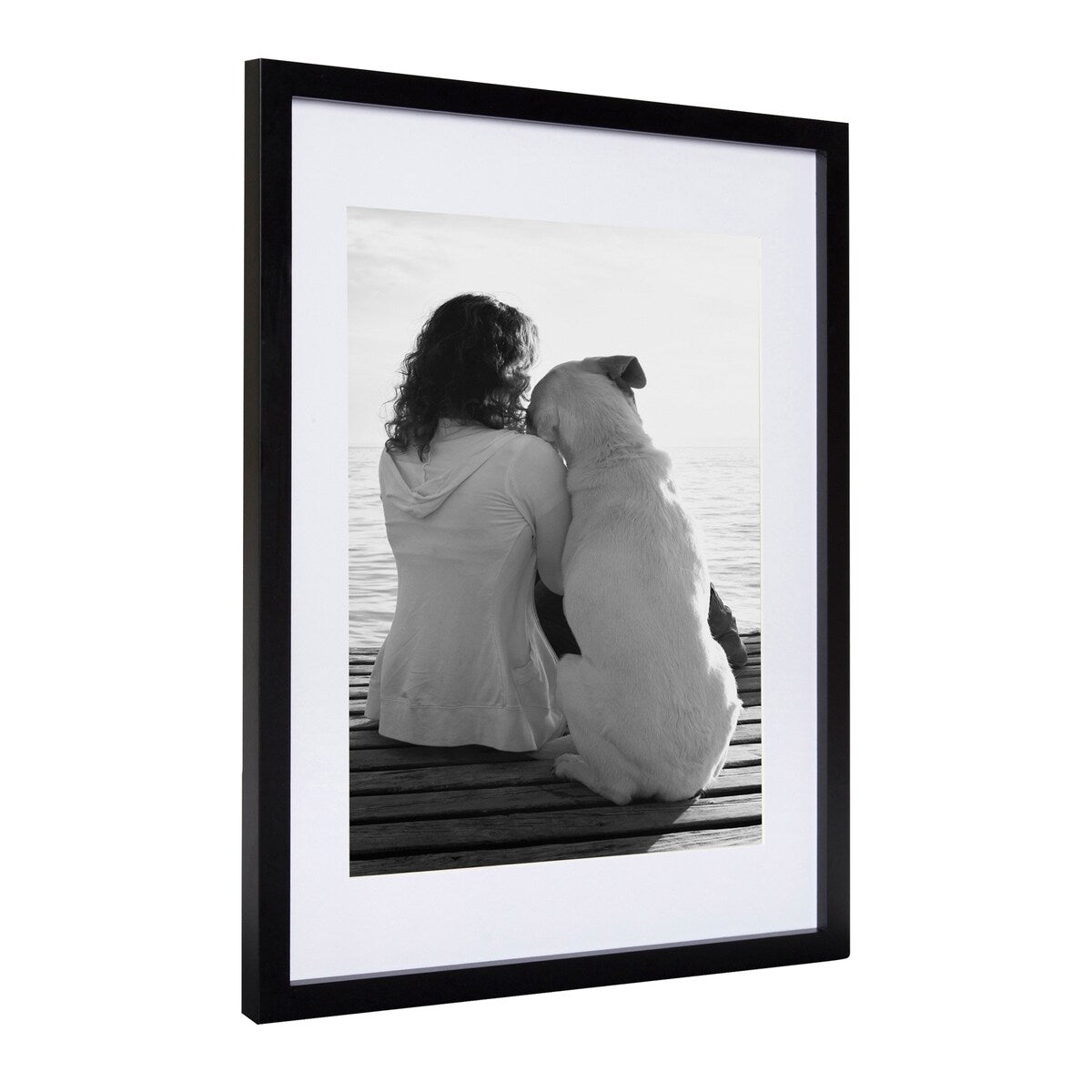 DesignOvation Gallery Wood Wall Picture Frame, Set of 2