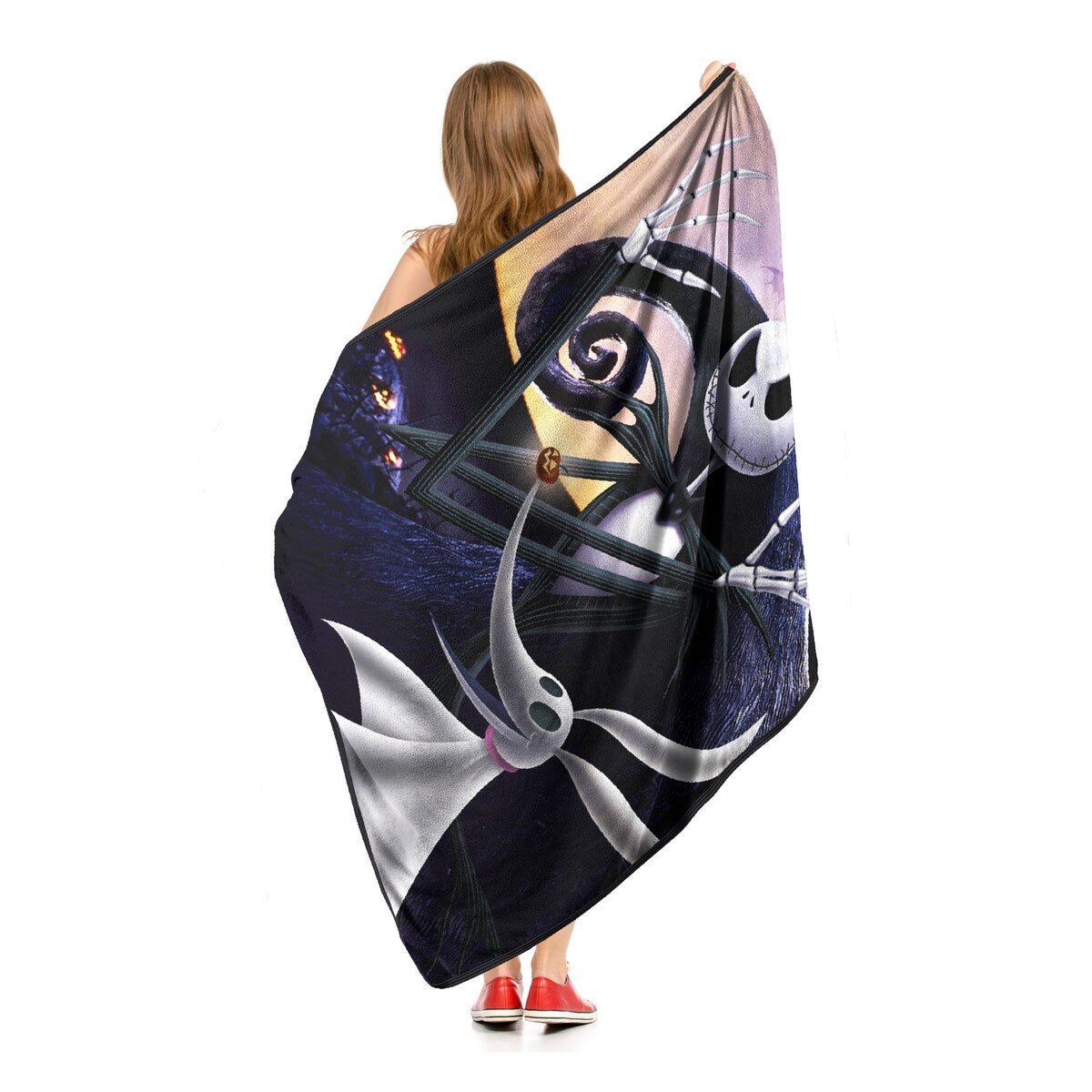 Nightmare Before Christmas Full Moon Madness Micro Raschel Throw