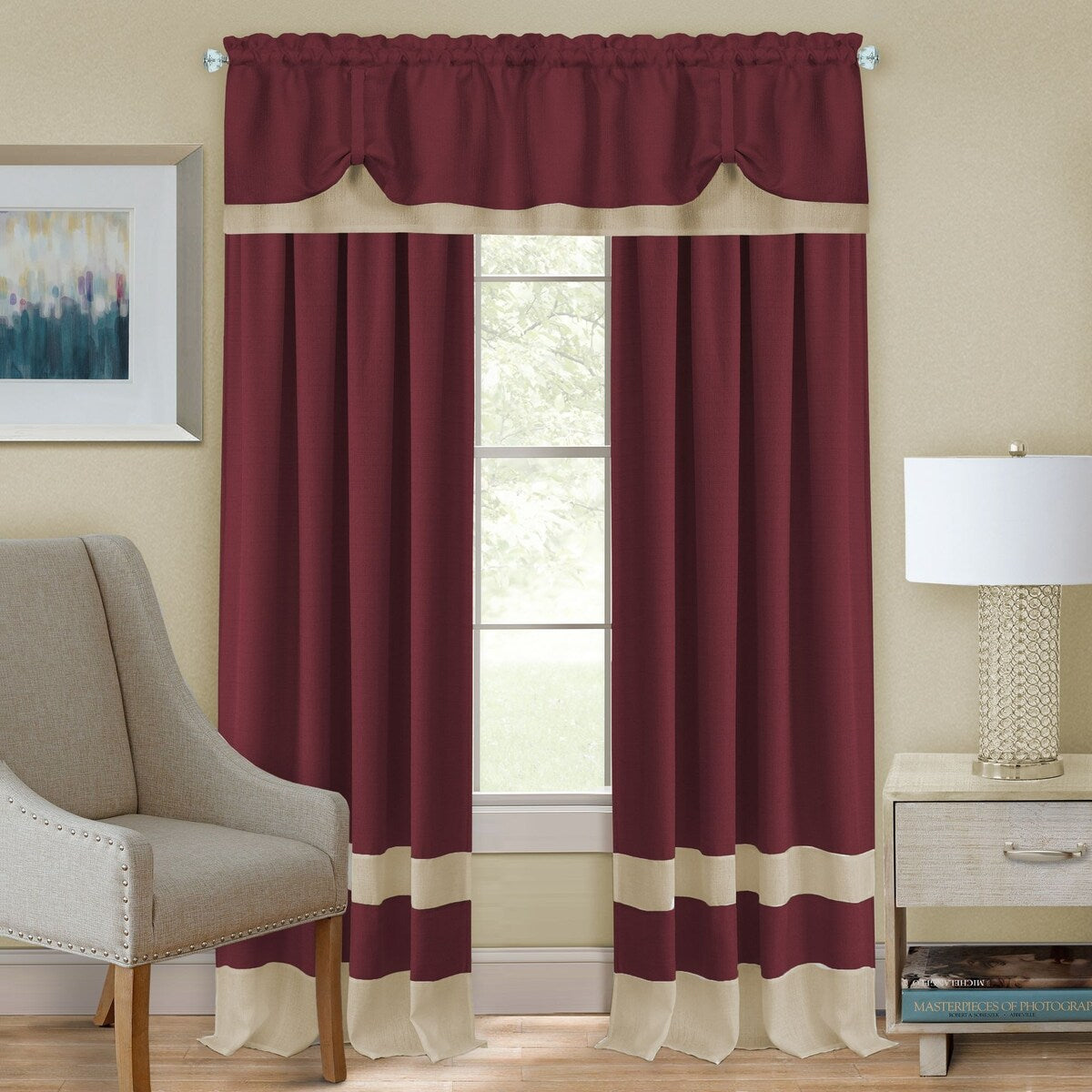 Darcy Rod Pocket Window Curtain Panel