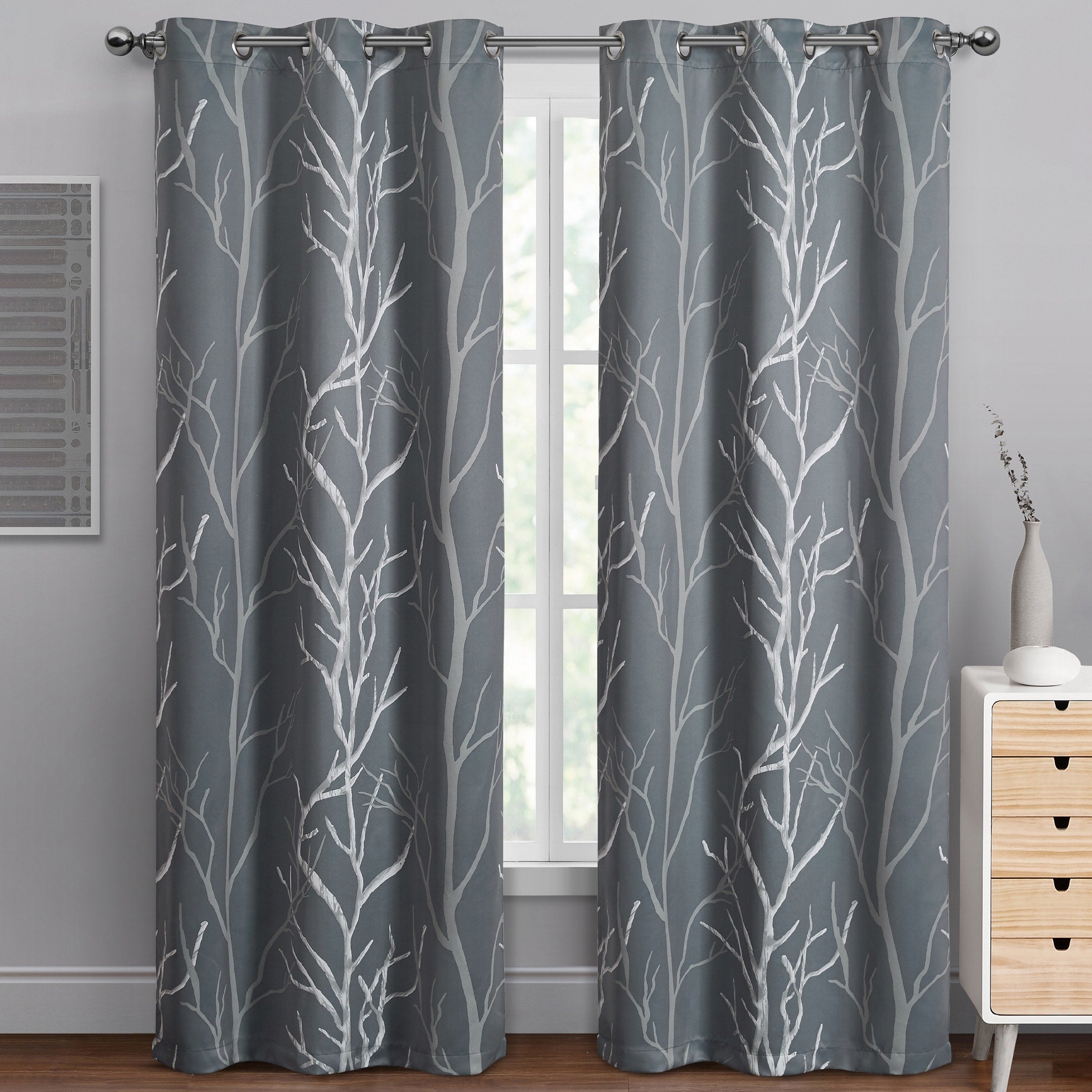 VCNY Home Kingdom Branch Blackout Curtain Panel