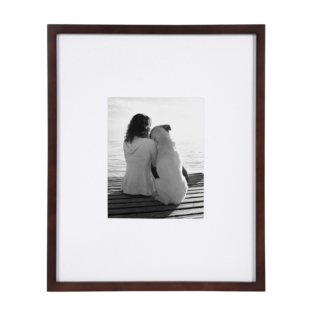 DesignOvation Gallery Wood Wall Picture Frame, Set of 2