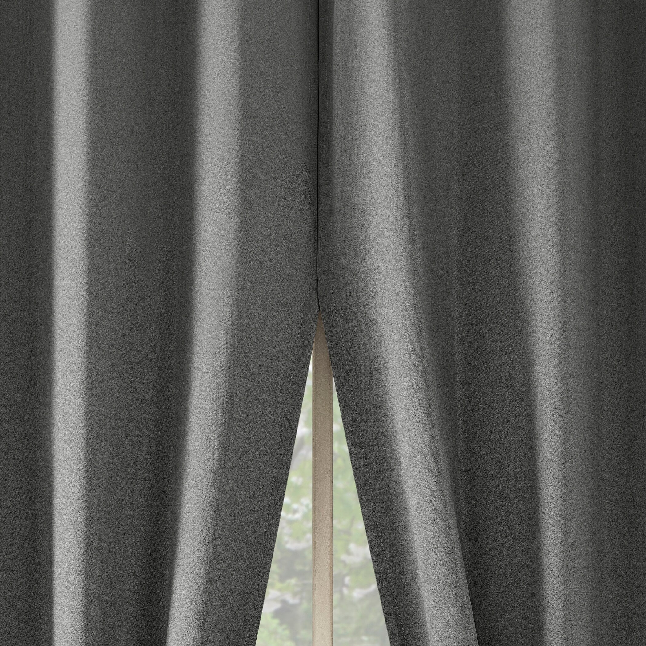 No. 918 Brandon 2-pack Magnetic Closure Room Darkening Grommet 2-Piece Curtain Panel Pair