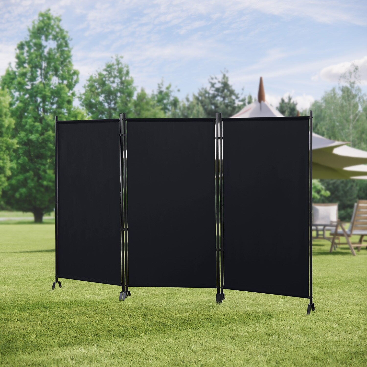 Proman Products Galaxy Indoor/ Outdoor 3-panel Room Divider