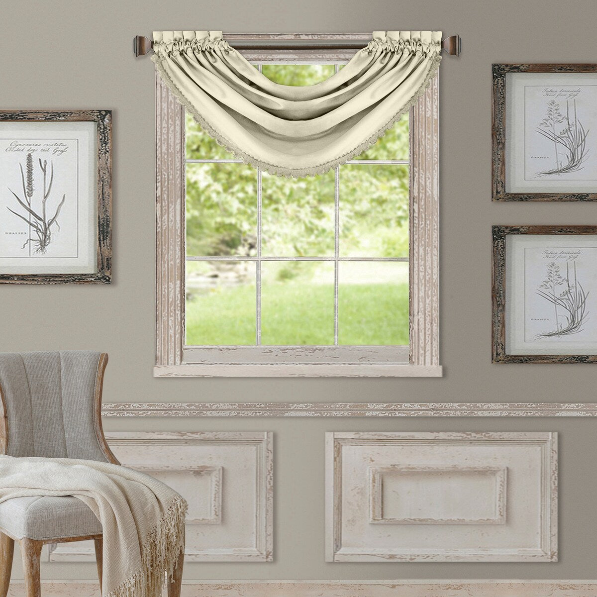 All Seasons Waterfall Window Valance - 52x36